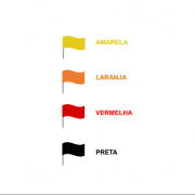Cores identificam nível de atenção de cada região